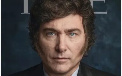 La revista Time eligió a Javier Milei para la tapa