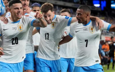 Uruguay apabulló 5-0 a Bolivia y quedó a un paso de los cuartos de final de la Copa América