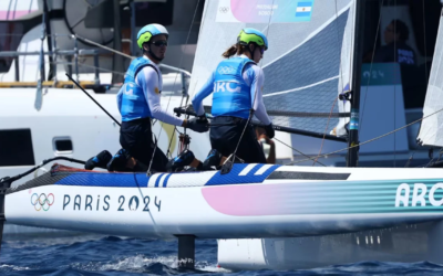 Vela en París 2024: Mateo Majdalani y Eugenia Bosco, medalla de plata en los Juegos Olímpicos