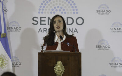 Victoria Villarruel mantiene congeladas las dietas de los senadores hasta marzo