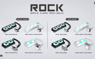ASRock presentó su nueva línea Rock de refrigeración líquida AIO